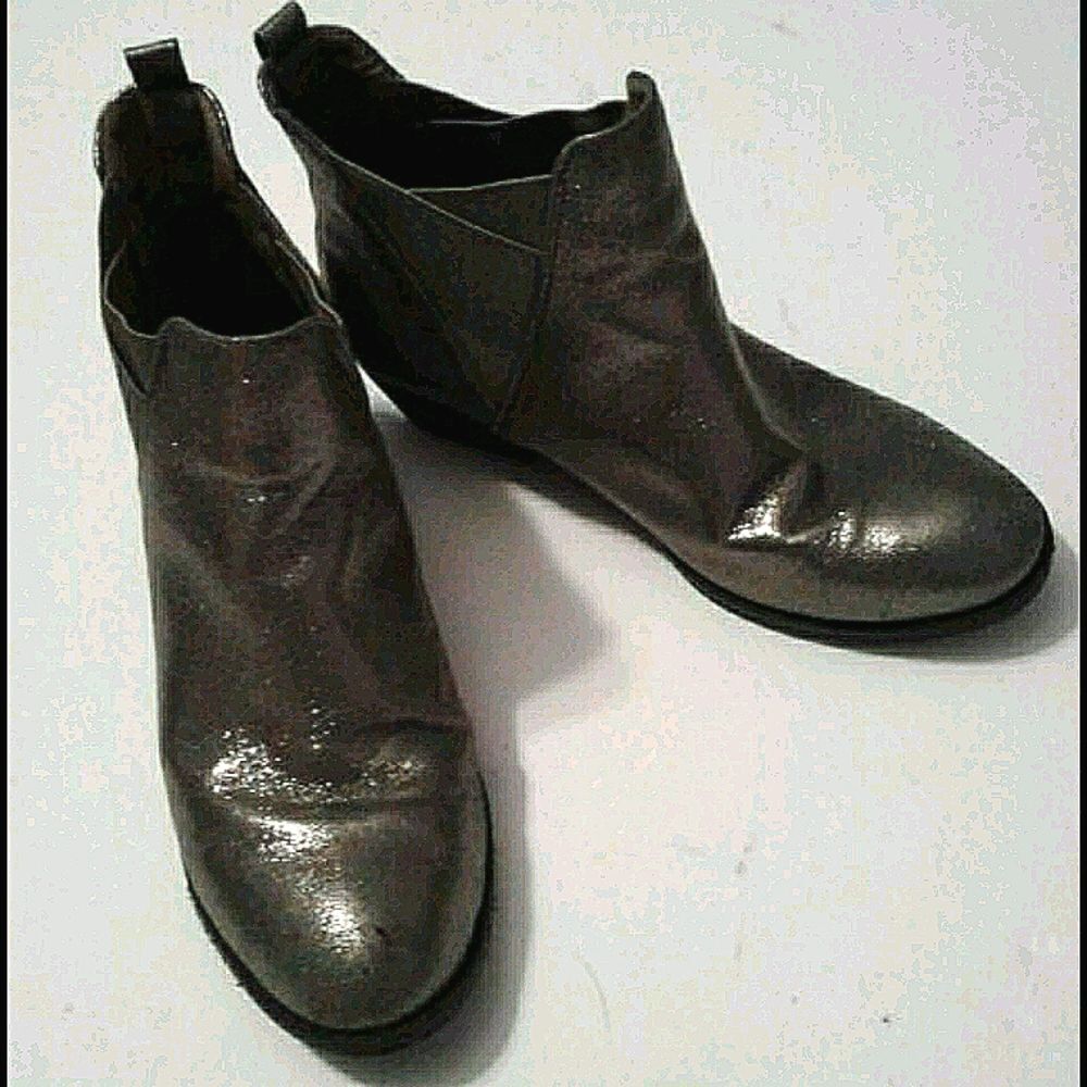 MIA Hawkings Dark Gray Sparking Glitter Girls Ankle Booties 5
